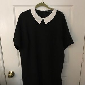 Black shift dress